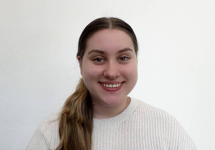 Outstanding Graduate award winner Tahlia didn’t let a disappointing ATAR stand in her way.