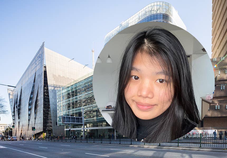 Outstanding Graduate award winner Swam is happy to be in her dream country.