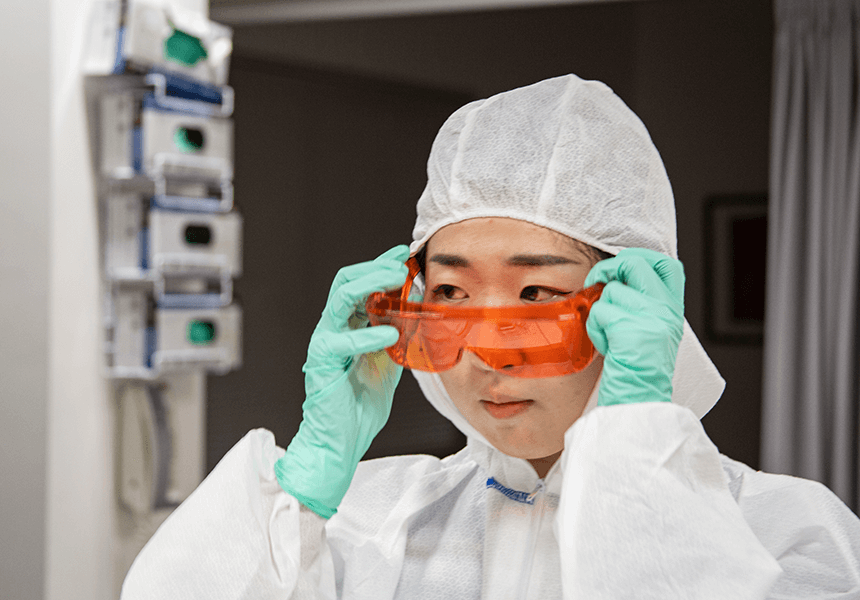 Megan encountered some surprising turns on her path to Forensic Science.