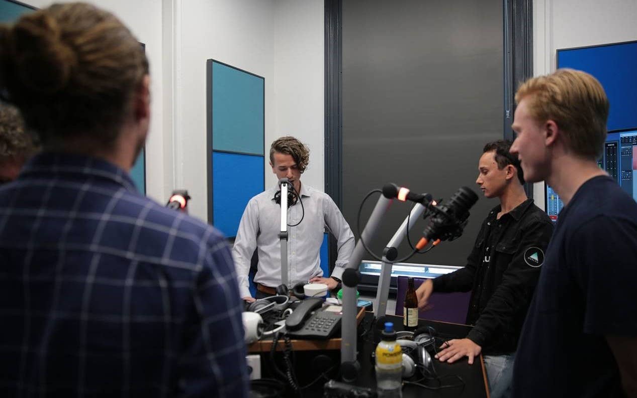 Year 13 Podcast recording