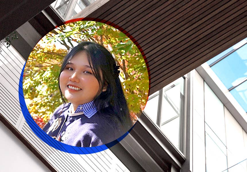 Student ambassador role helps Mimi while she helps others.