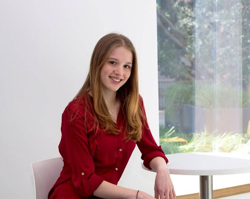 UTS Insearch Diploma of Business graduate Rachel Luscombe. 