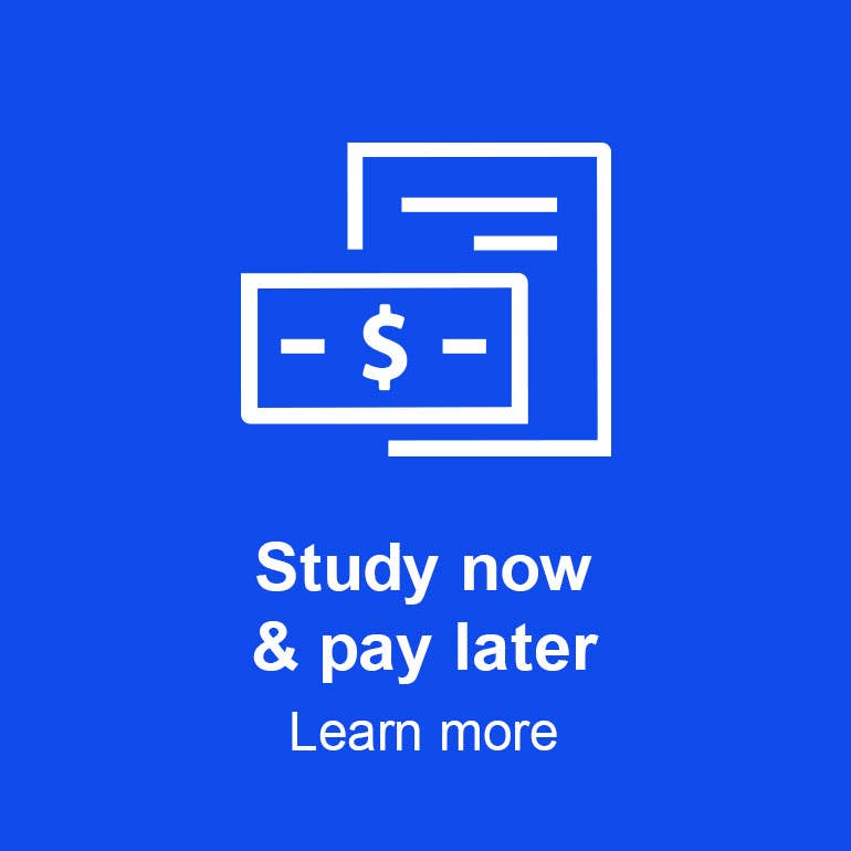 Study now & pay later - Learn more