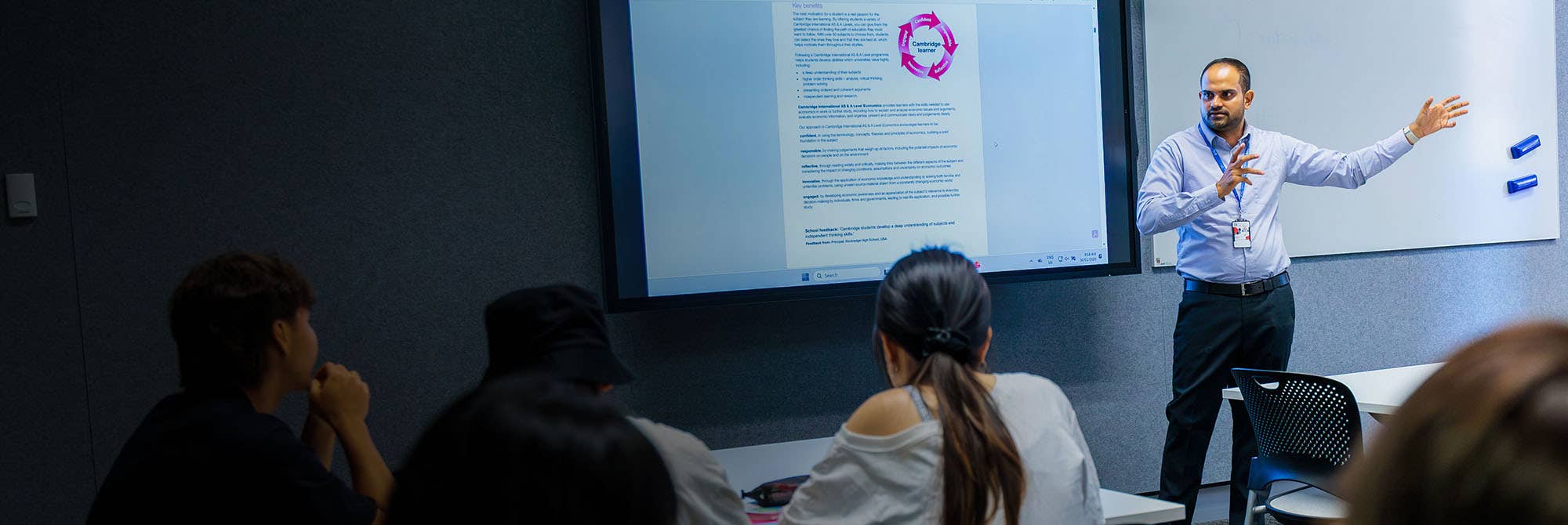 The first cohort.<br />Week one at UTS College.