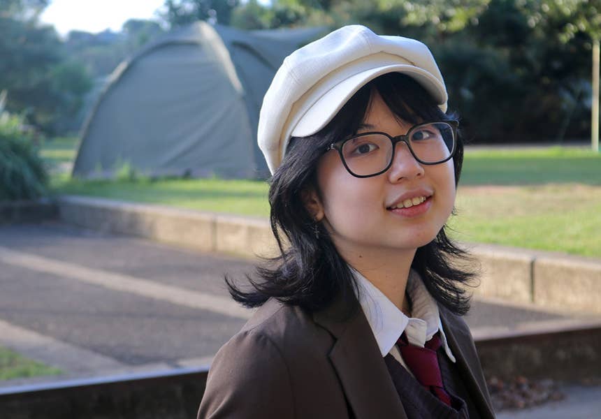 Animation student Celine finds inspiration everywhere.