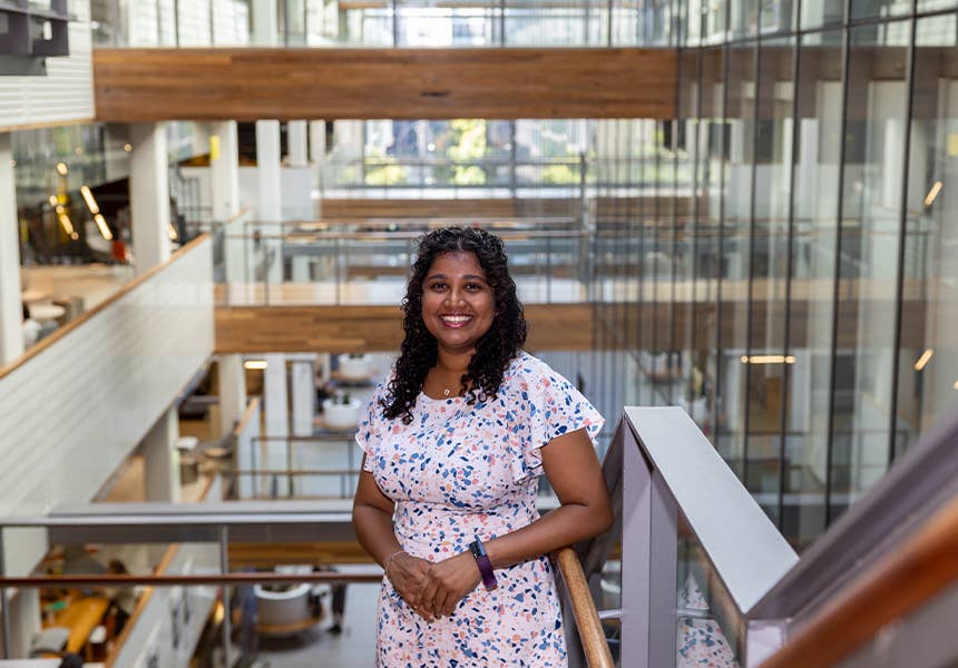 UTS College alumna Shashi finds her place at the cutting edge of science.