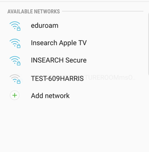 To connect to eduroam using your Android device tap Settings from your home screen and select wifi settings.