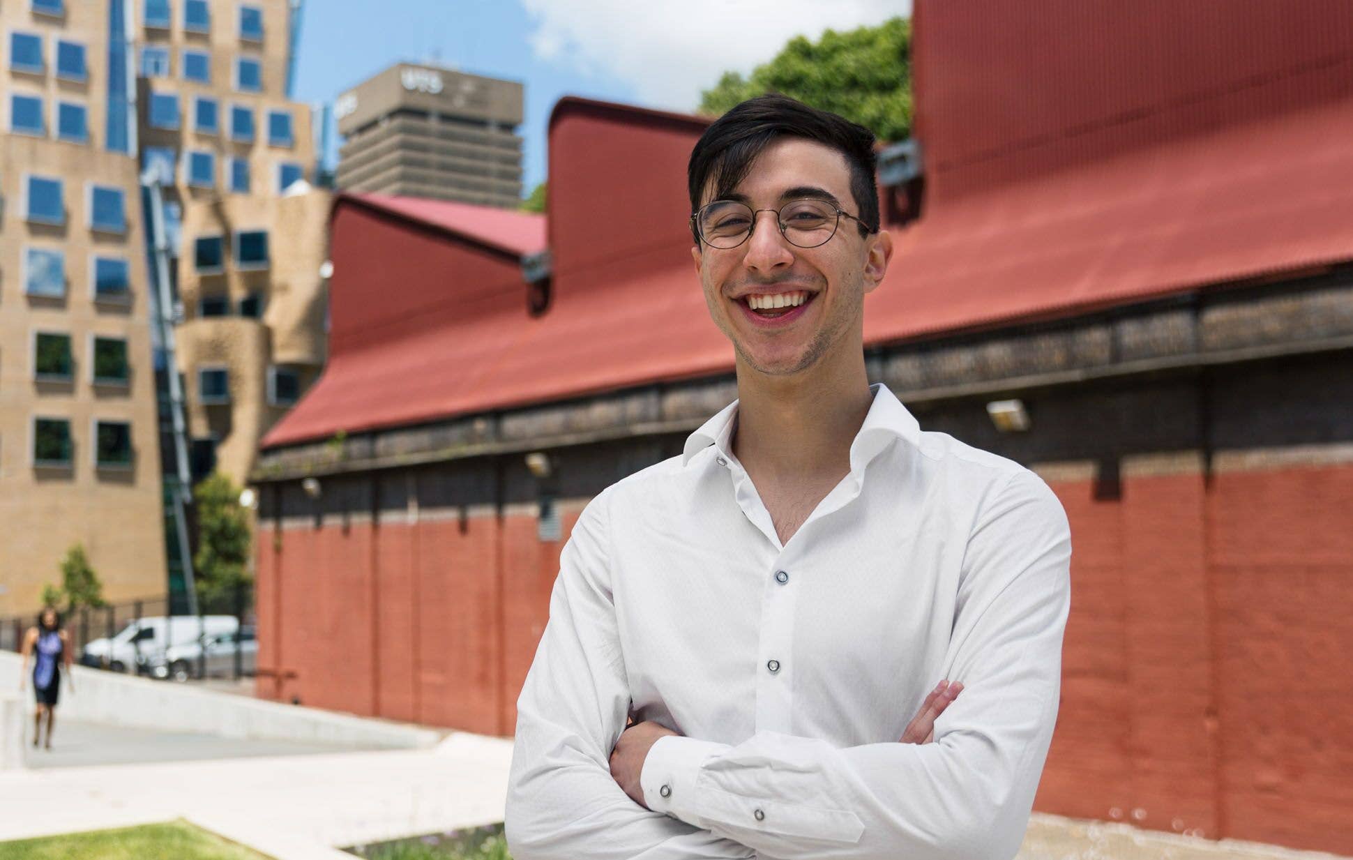 Diploma of Business graduate Michael Skoulis.