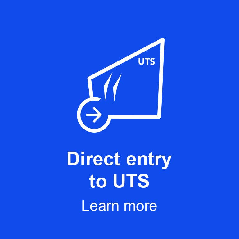 Direct entry to UTS - Learn more