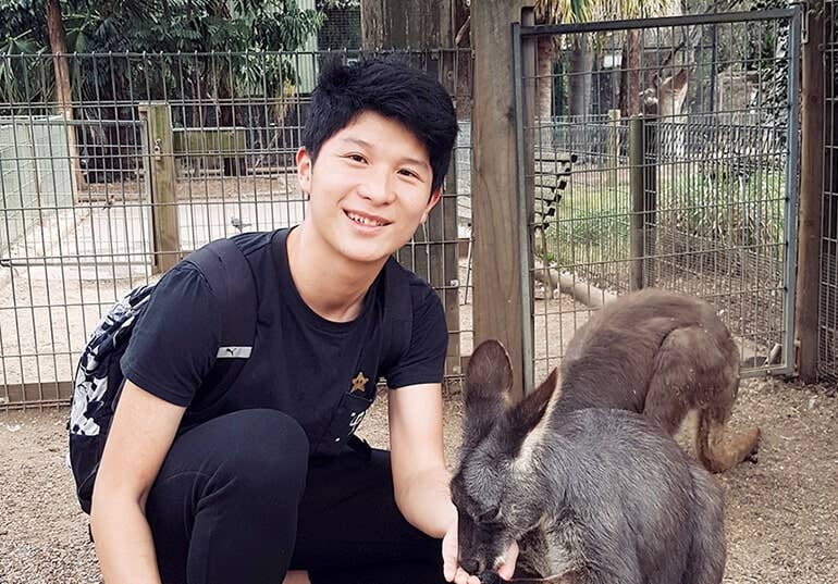 Ezra enjoyed the strong support he got from his teachers at UTS Insearch 