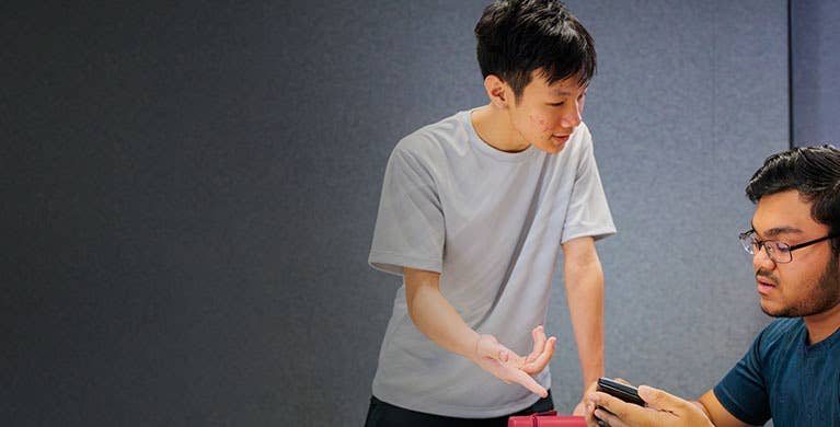 The first cohort.<br />Week one at UTS College.