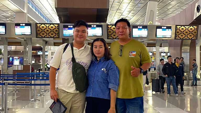 <strong>John & Yen</strong>, parents of Engineering student Nicholas Leo