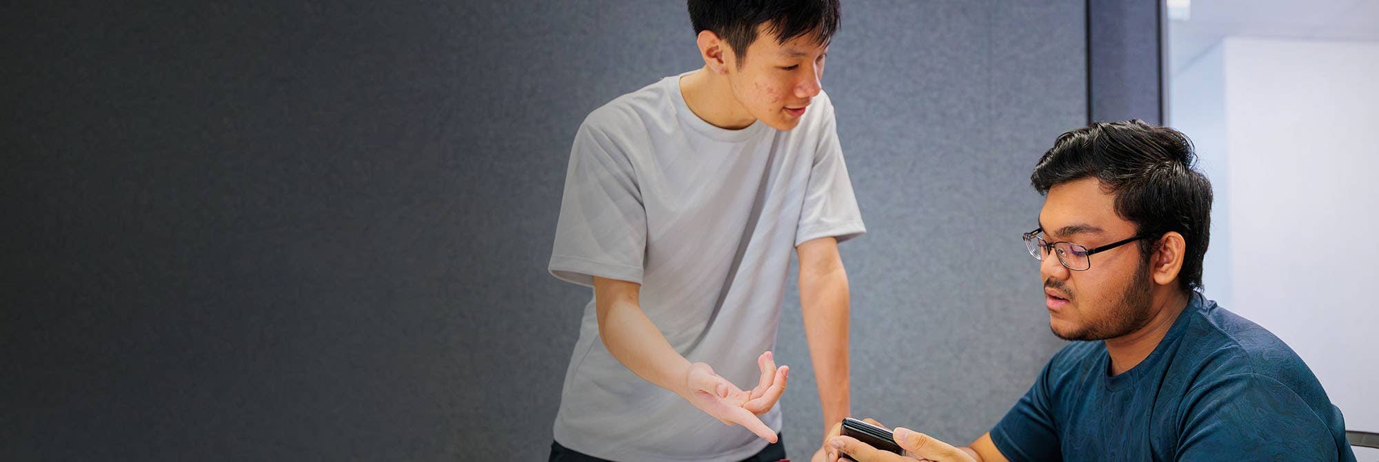 The first cohort.<br />Week one at UTS College.