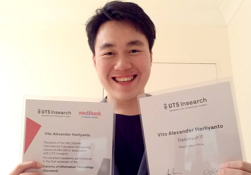 The most important skills I’ve learnt are teamwork and communication says prize-winner Vito.