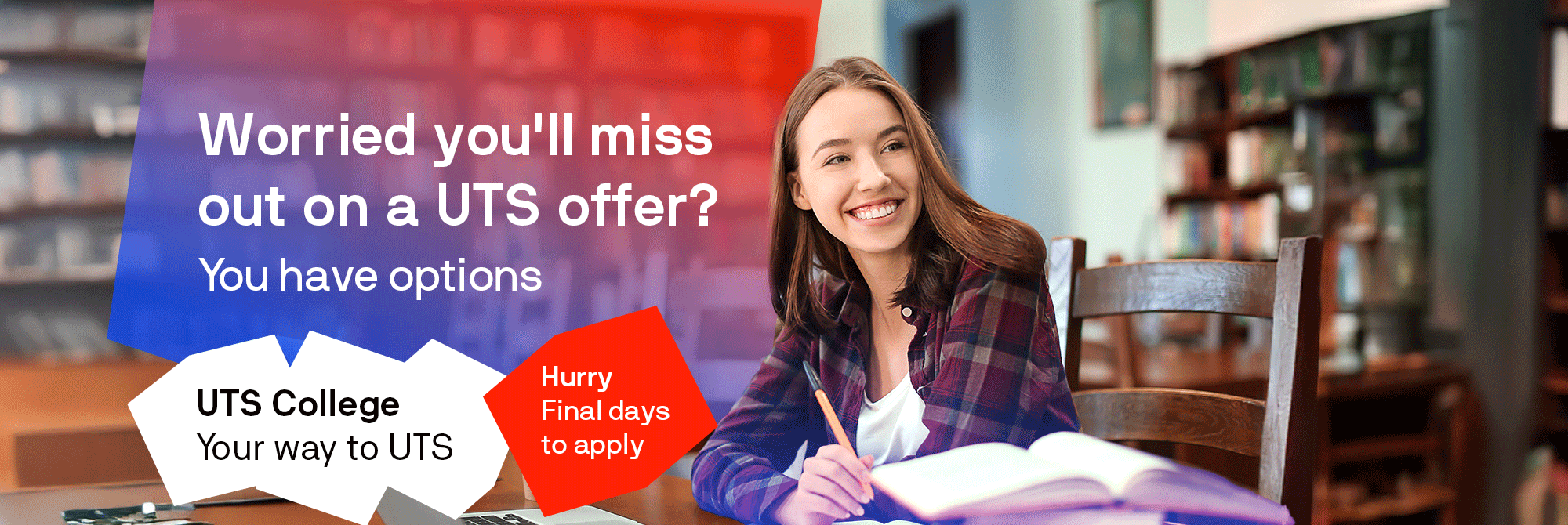 A UTS offer isn’t the only way into your dream degree. 