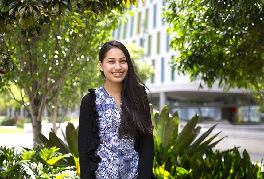 Amshuma is passionate about biomedical science. 