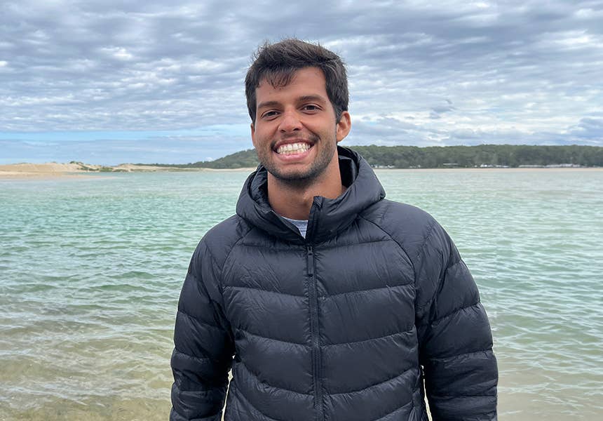 Outstanding Graduate Prize winner Bruno says focus on what you love.