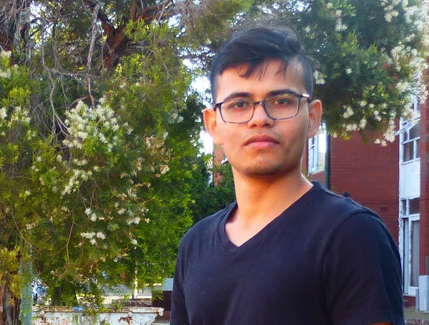 Diploma of Engineering graduate and UTS Bachelor of Engineering student Mahasvin Gogi