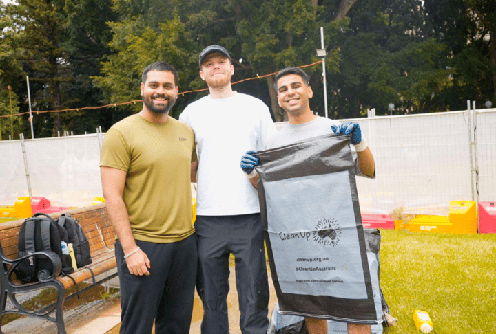 Joined a UTS cleanup project at Hyde Park
