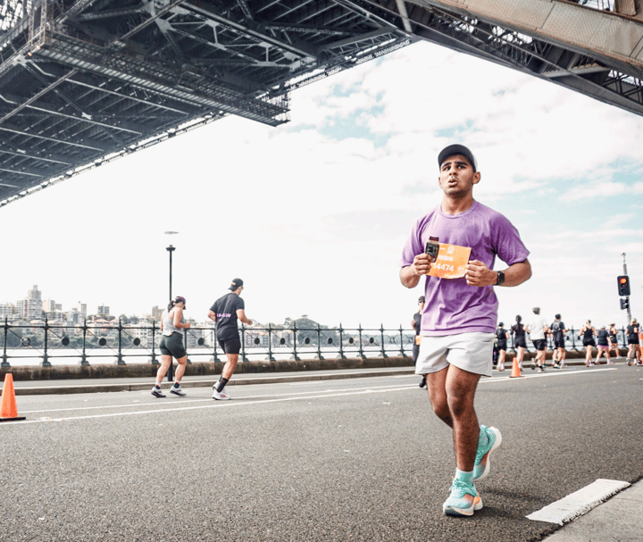 Running in the 2025 Hoka Half Marathon