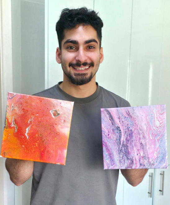 Oil paintings I made at UTS College Open Day