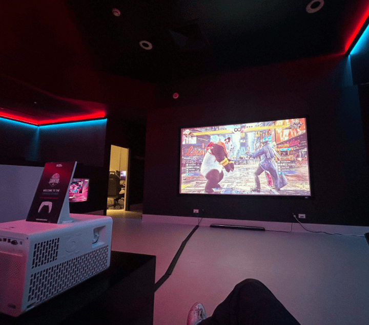 Playing PS5 at the Red Bull Gaming Hub
