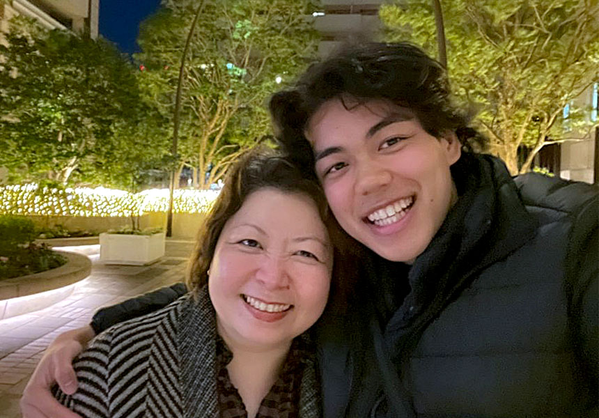 Jacob and his Mother, Jen.
