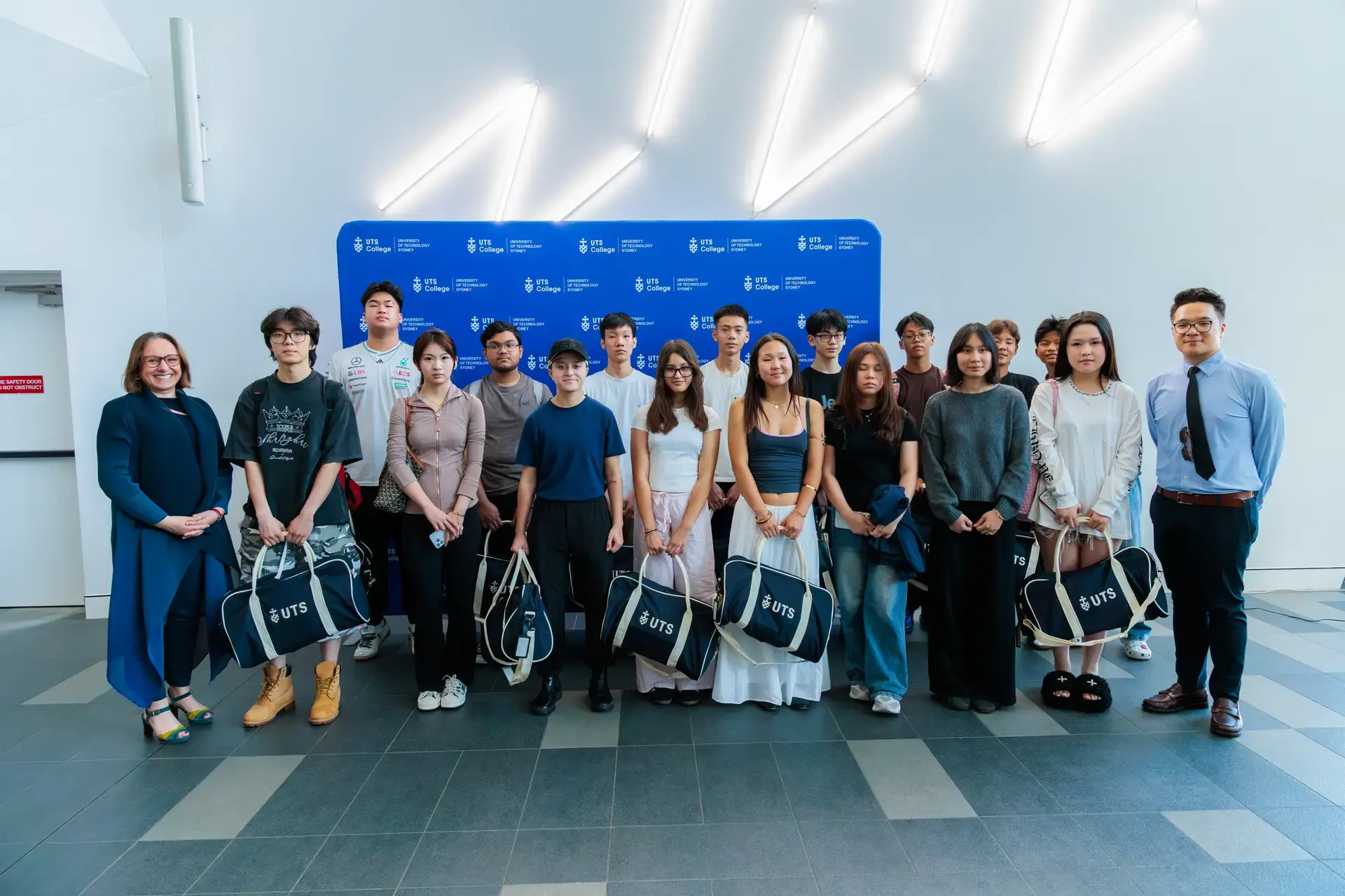Students and their families met key UTS College staff at a special morning tea.