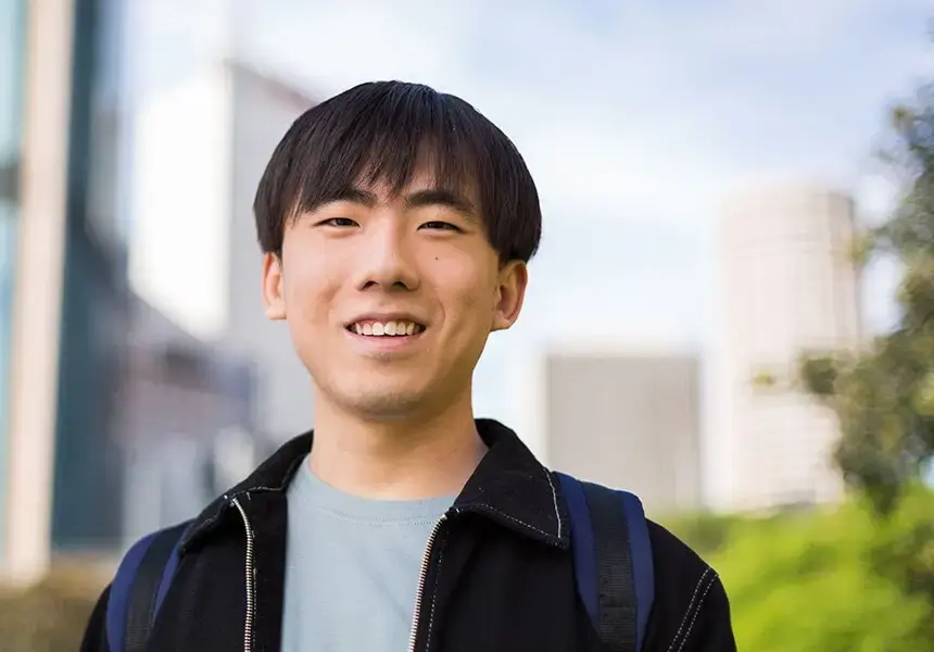 Helping other students has enhanced Eric's studies.