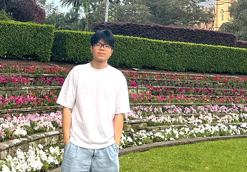 Prize winner Wai has chosen Civil Engineering as a way help rebuild his country.